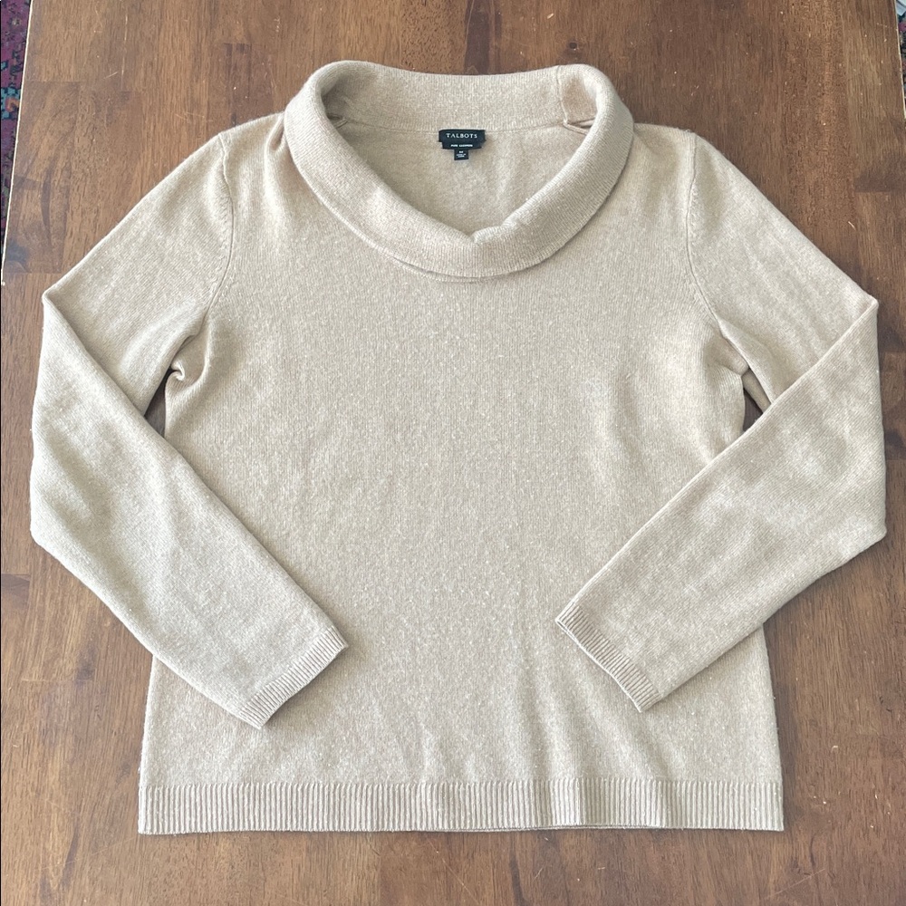 Talbots Cashmere Sweater - Camel - M